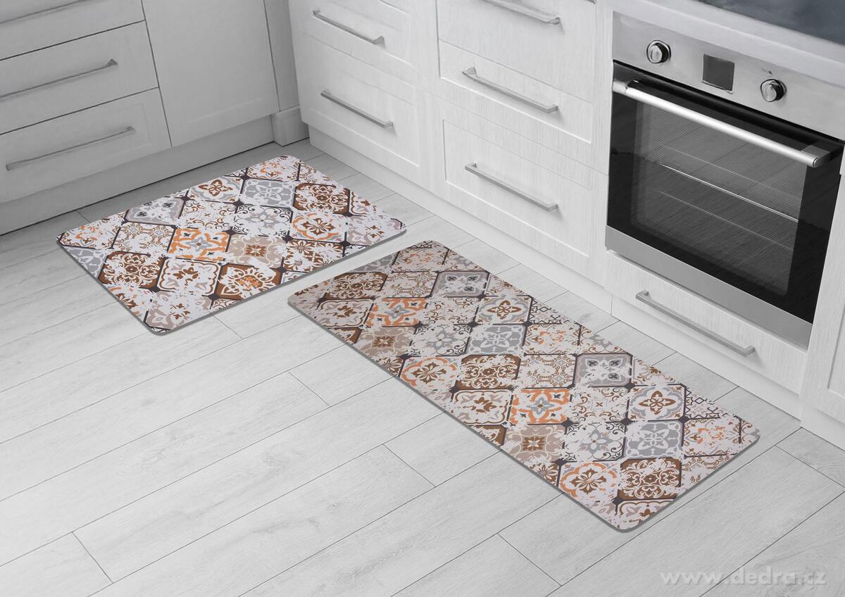 SPA | ULTRASAVÁ křemelinová předložka | rychleschnoucí & protiskluzová | 80 × 50 cm | ornament