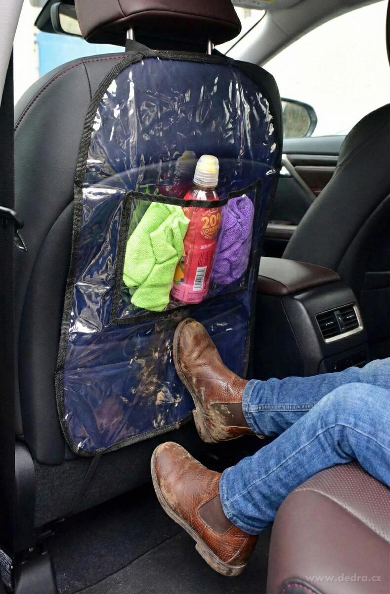 DRIVE transparentný umývateľný vreckár do auta