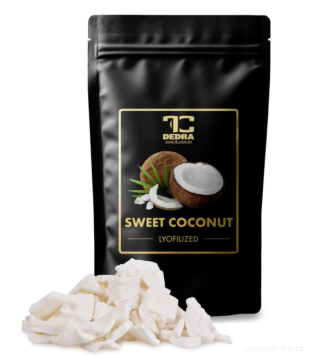 KŘEHKÝ KOKOS | lyofilizované plátky, ovoce sušené mrazem | 50 g