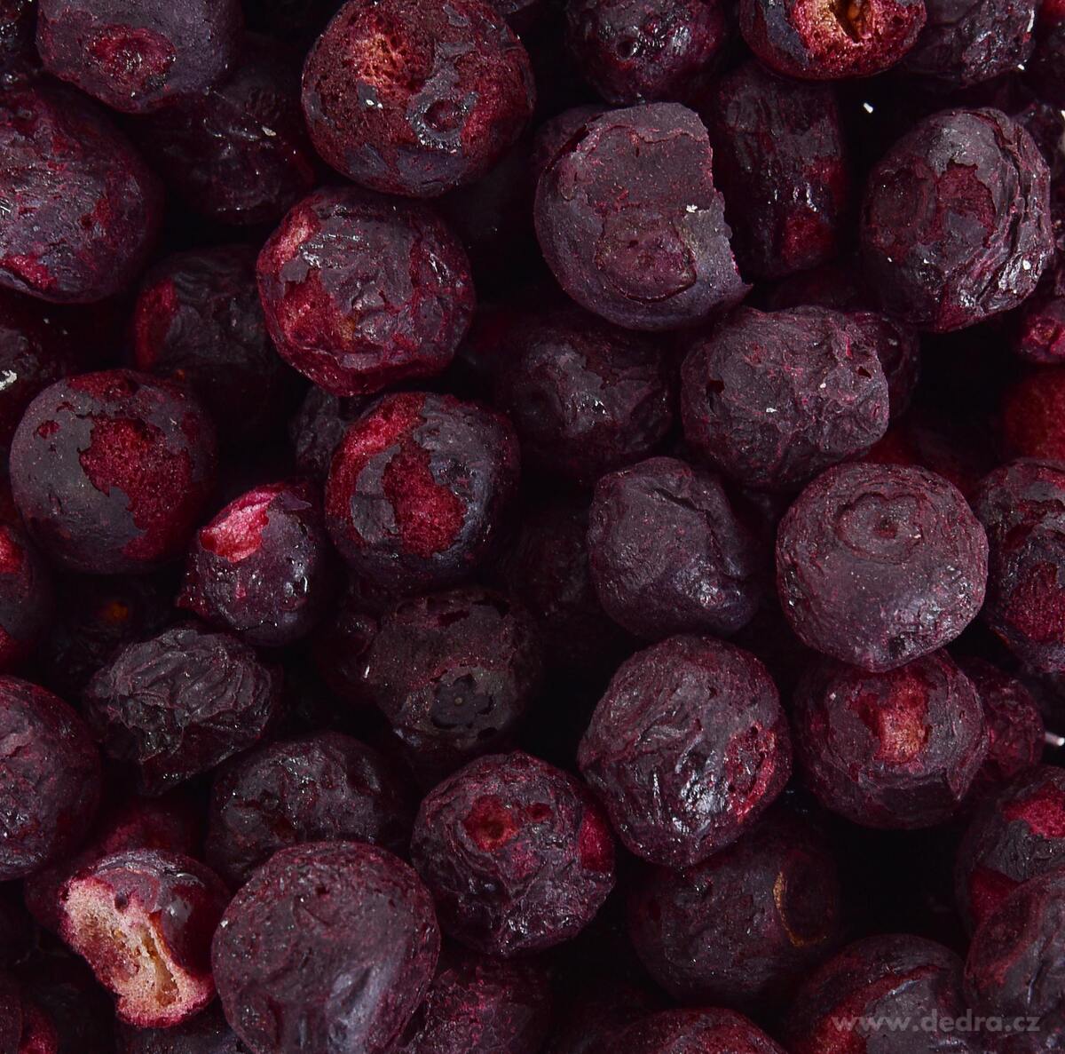 LESNÉ ČUČORIEDKY lyofilizované, celé ovocie sušené mrazom