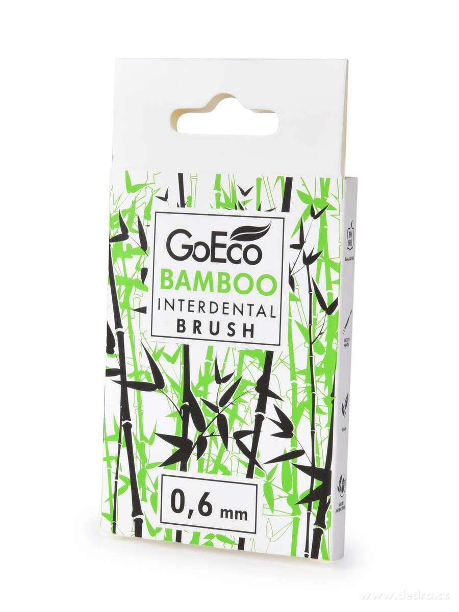 SADA 1+1 | GoEco® BAMBOO | mezizubní kartáčky | 0,6 mm | 12 ks | z bambusu