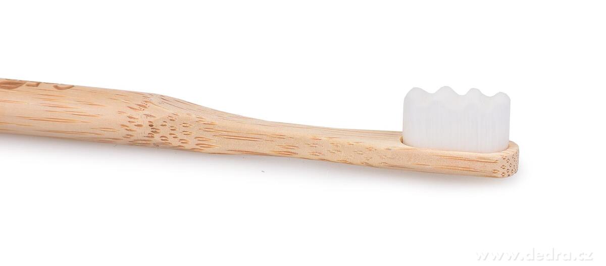 SADA 1+1 | GoEco® BAMBOO | zubní kartáček | 10 000 vláken | ultra jemné a husté štětinky | bílý