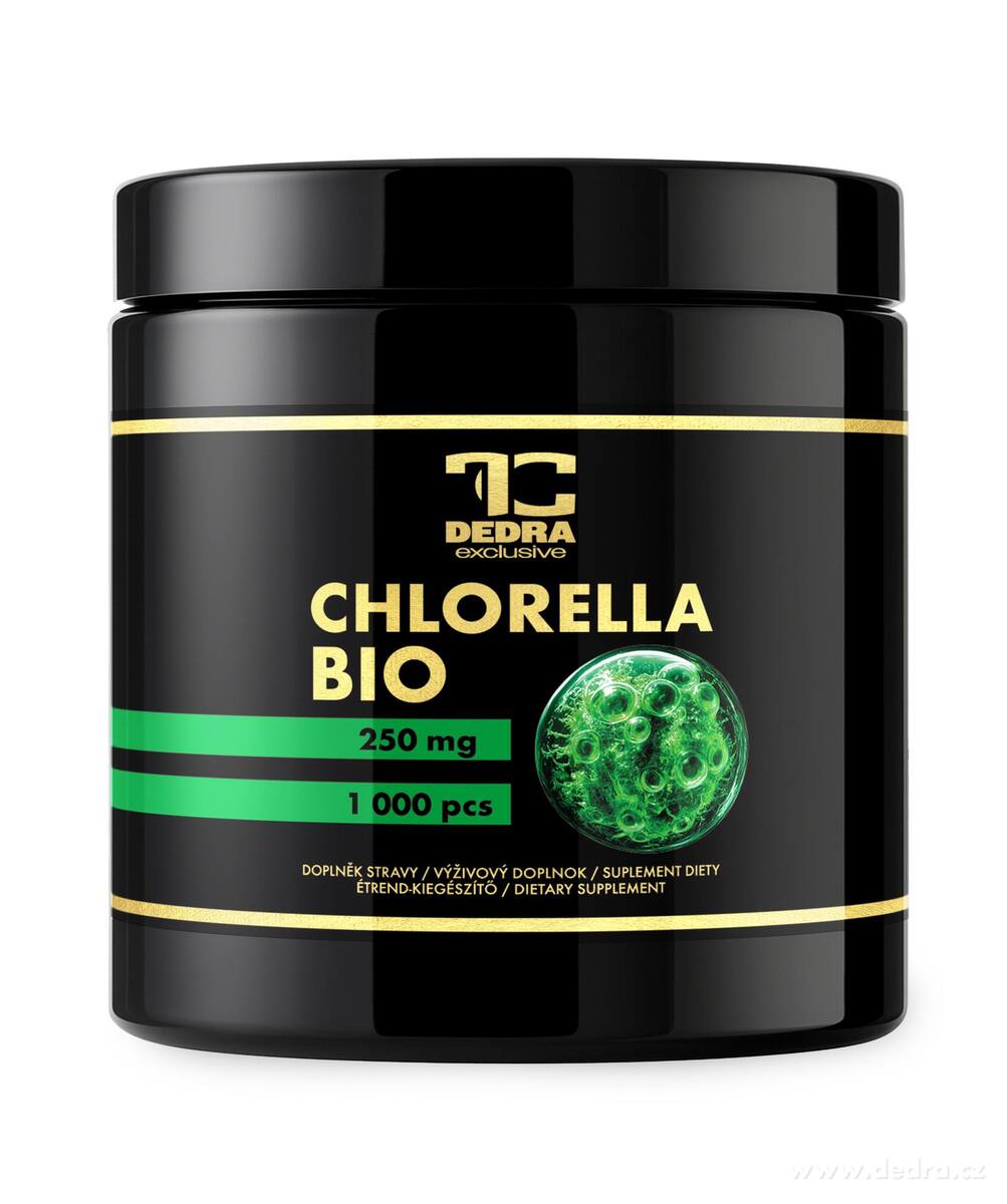 BIO CHLORELLA | Detox & antioxidant & imunita | 1000 tablet x 250 mg | 250 g