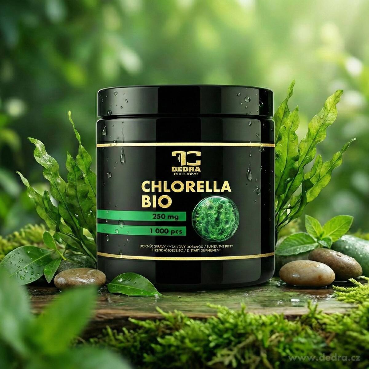 BIO CHLORELLA | Detox & antioxidant & imunita | 1000 tablet x 250 mg | 250 g