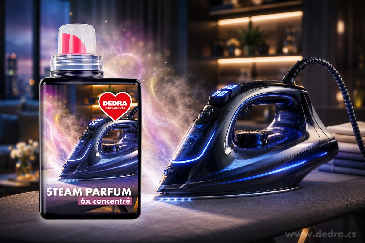 STEAM PARFUM | parfém do žehličky | květinově-ovocná vůně | koncentrát 1:5 | 500 ml