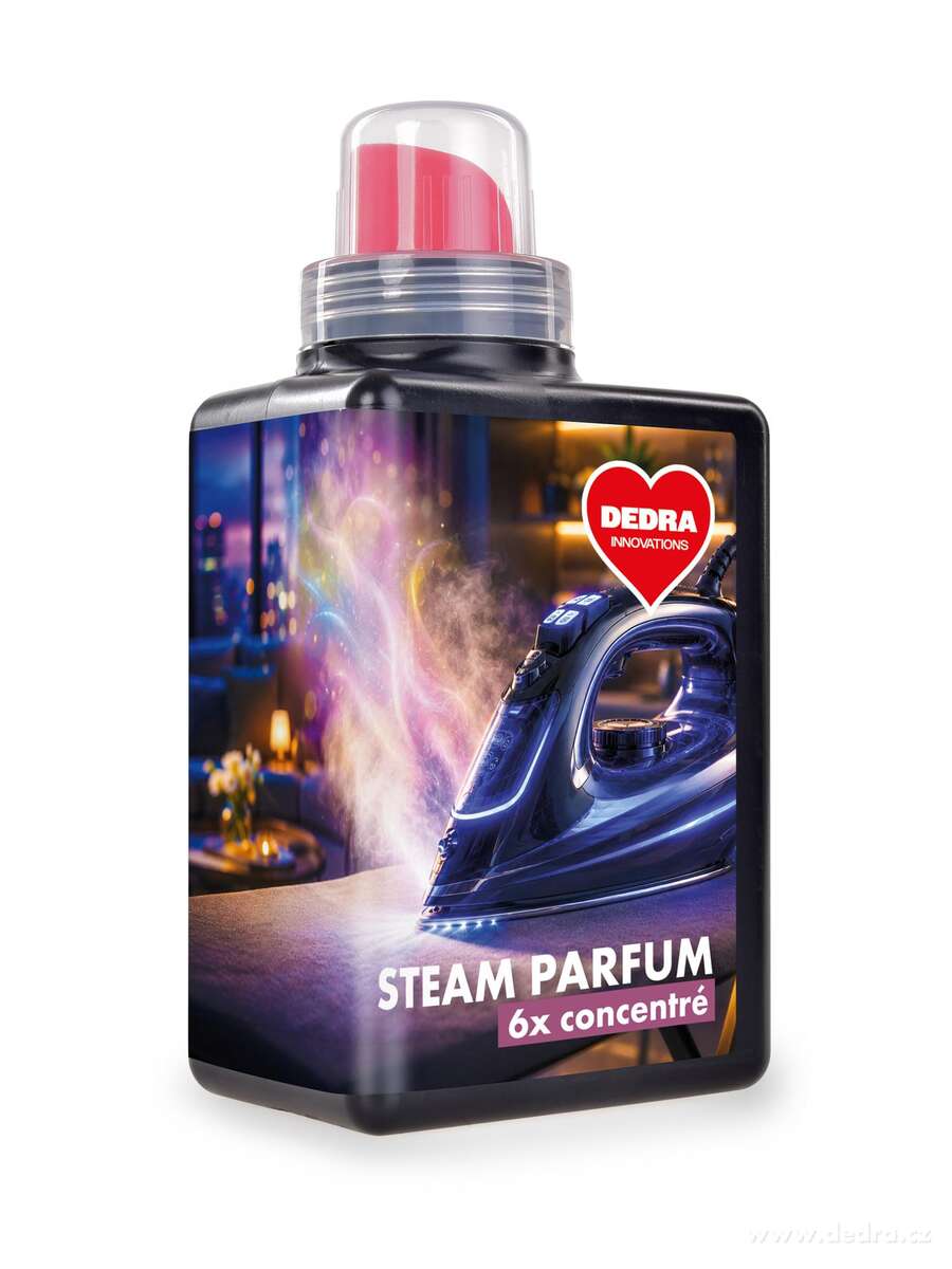 STEAM PARFUM | parfém do žehličky | květinově-ovocná vůně | koncentrát 1:5 | 500 ml