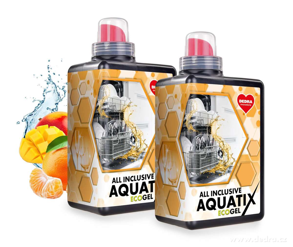 2× AQUATIX | gely do myčky nádobí | 110 mytí | ALL INCLUSIVE účinek