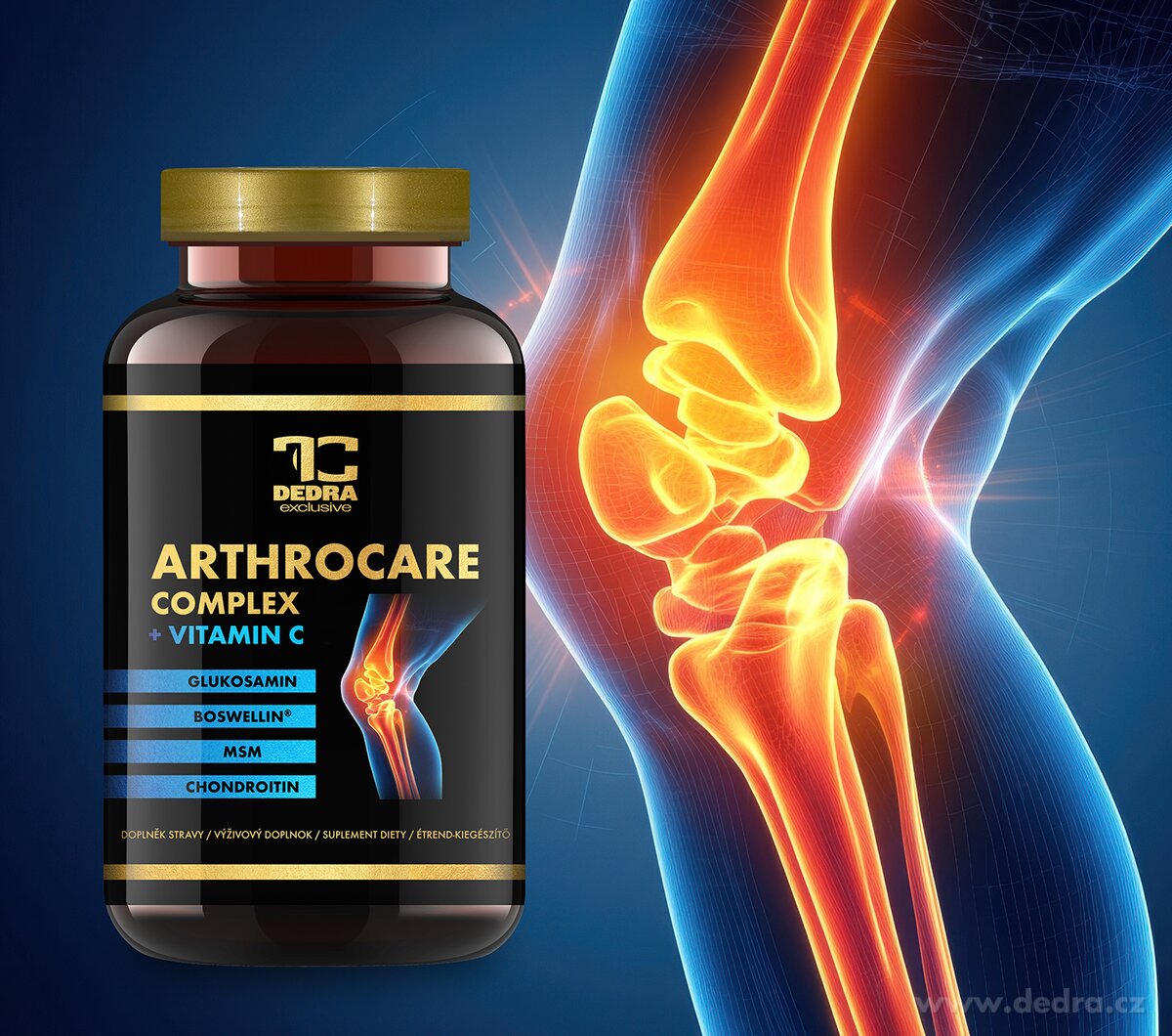 ARTHROCARE COMPLEX | klouby, chrupavky & kosti | pohyb & flexibilita | 124 g | 90 kapslí