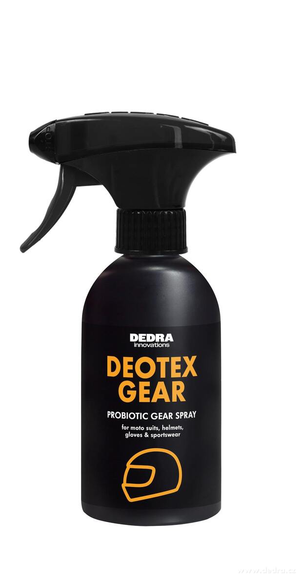 Probiotický sprej na sportovní & motorkářskou výstroj proti zápachu | DEOTEX® GEAR | neutralizuje pachy, chrání & osvěžuje | 250 ml