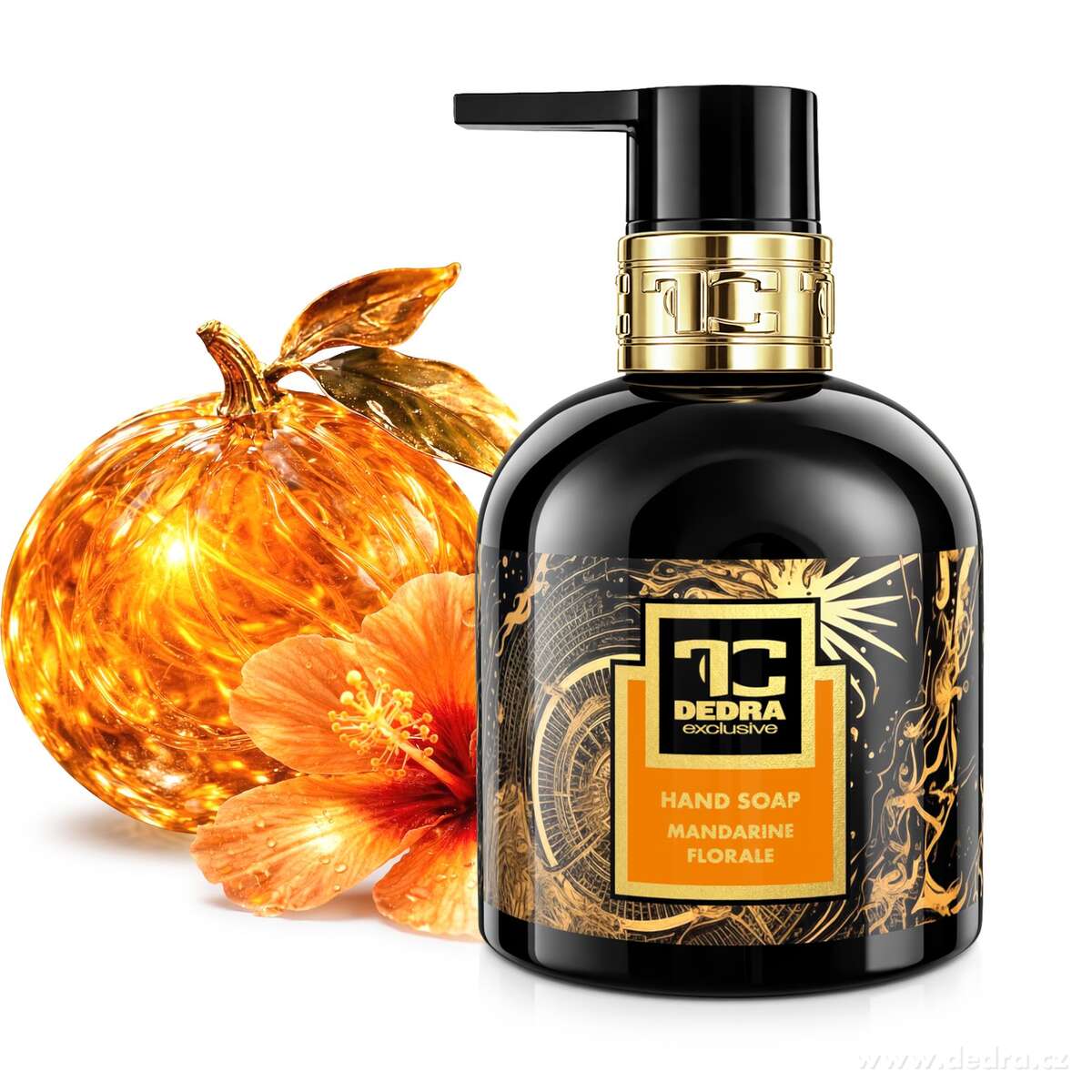 MANDARINE FLORALE exkluzívne šetrné tekuté mydlo s glycerínom a Aloe vera