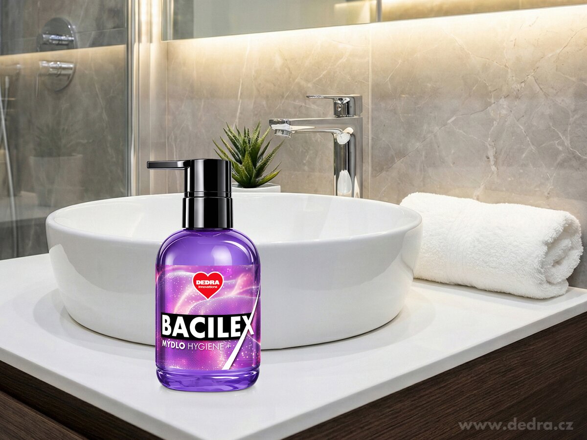BACILEX HYGIENE+ | přírodní zvláčňující mýdlo s glycerinem a Aloe Vera | 320 ml