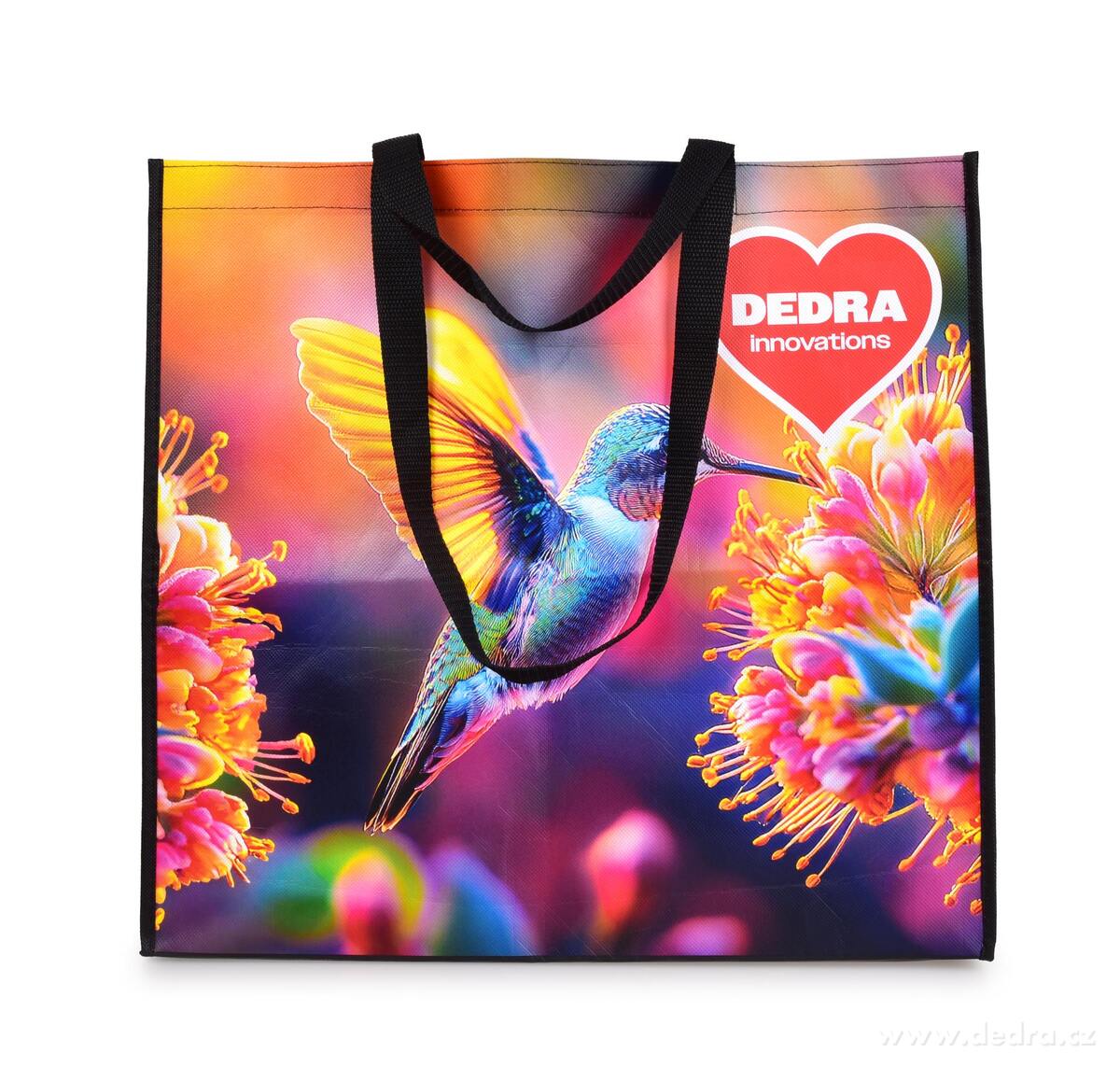 MEGA TAŠKA COLIBRI | 30 L | pevná laminovaná nákupní taška | 4 pevná ucha