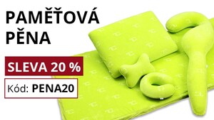 SLEVA 20 % na paměťovou pěnu ANATOMIXX®