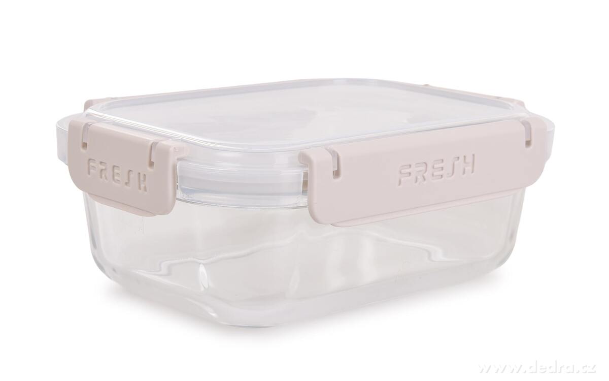 CVAK&CVAK | Skleněná dóza na potraviny 600 ml | béžová