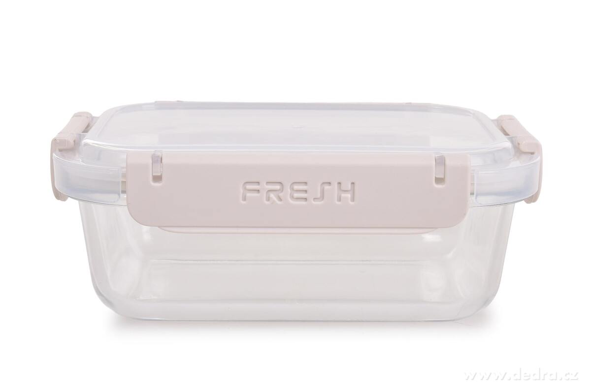 CVAK&CVAK | Skleněná dóza na potraviny 600 ml | béžová