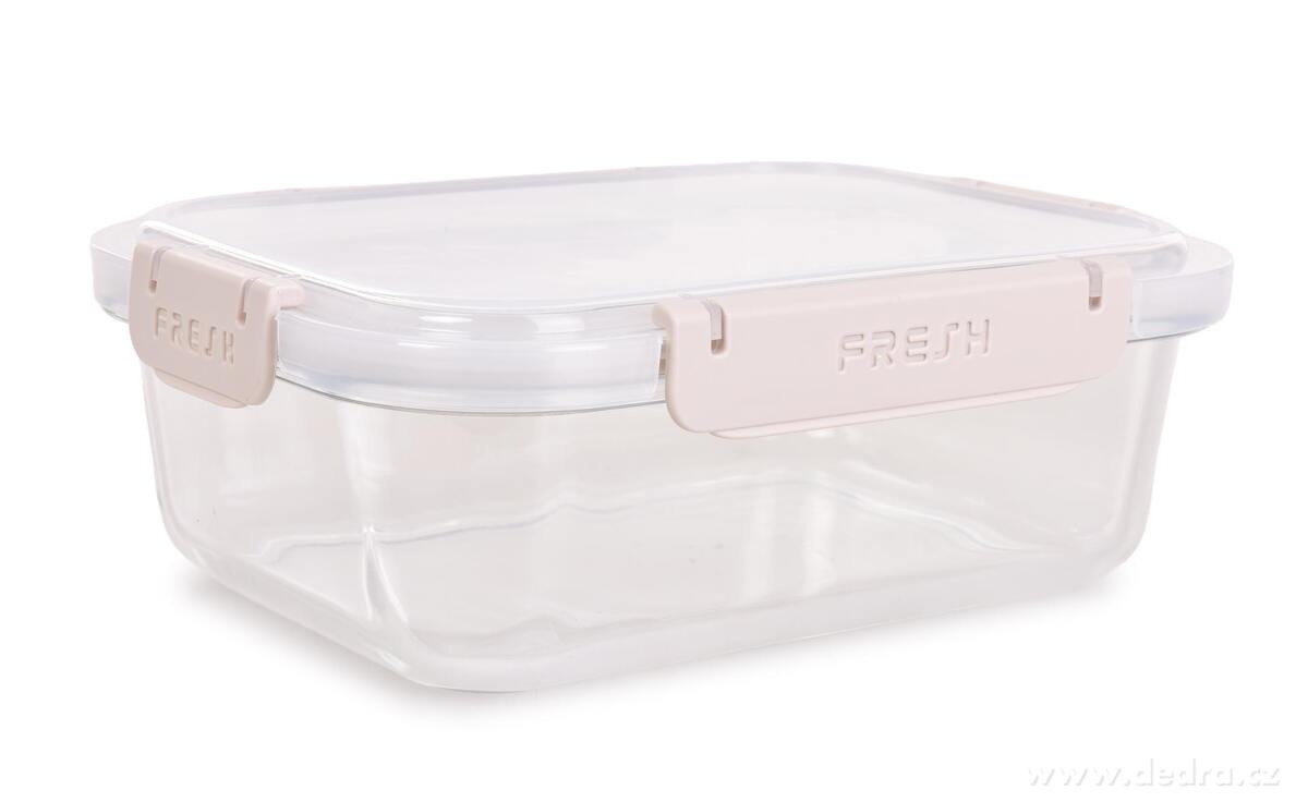 CVAK&CVAK | Skleněná dóza na potraviny 1300 ml | béžová