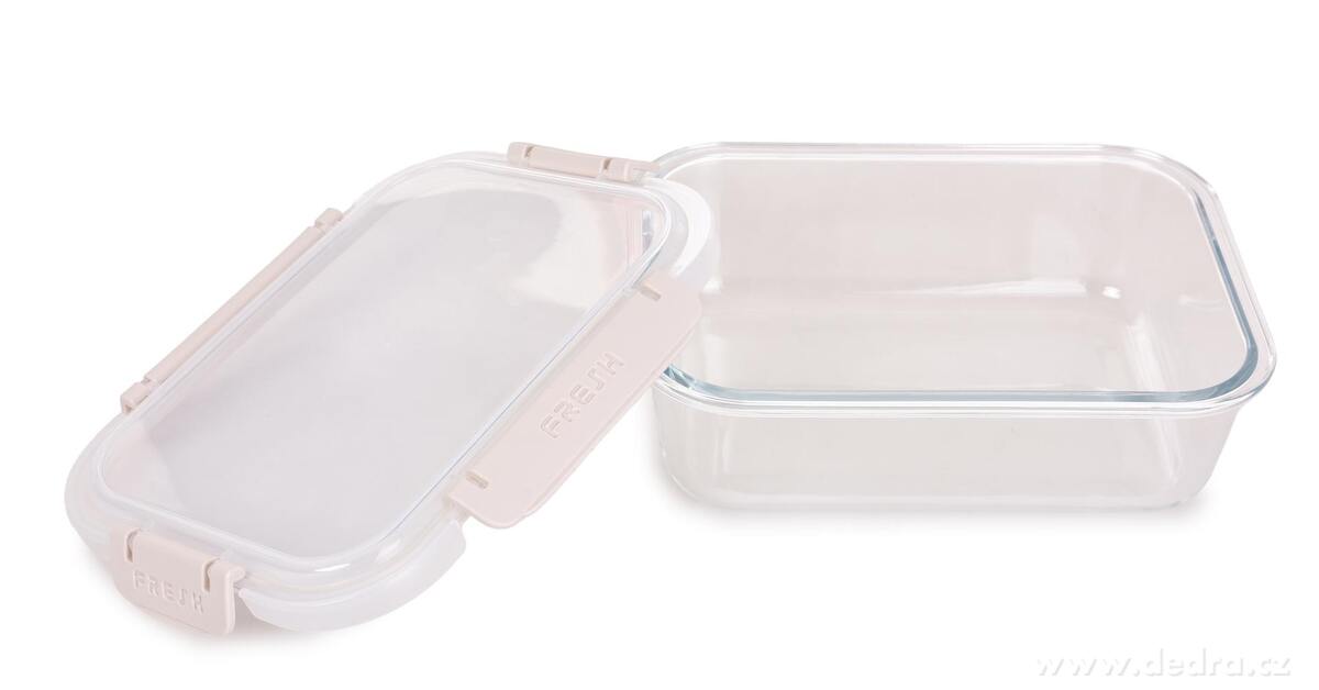 CVAK&CVAK | Skleněná dóza na potraviny 1300 ml | béžová