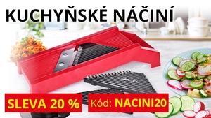 SLEVA 20 % na KUCHYŇSKÉ NÁČINÍ SLEVA 20 % na KUCHYŇSKÉ NÁČINÍ