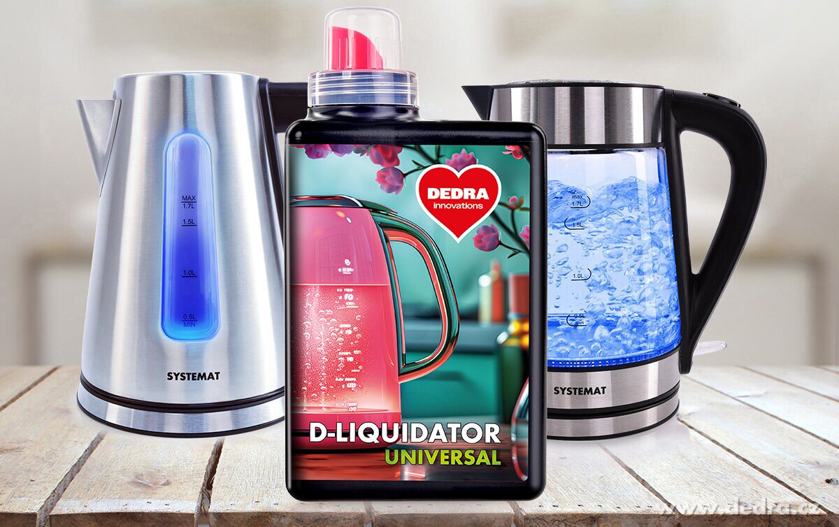 2× D-LIQUIDATOR | Odstraňovač vodního kamene do spotřebičů | ECO koncentrát | 2 × 500 ml