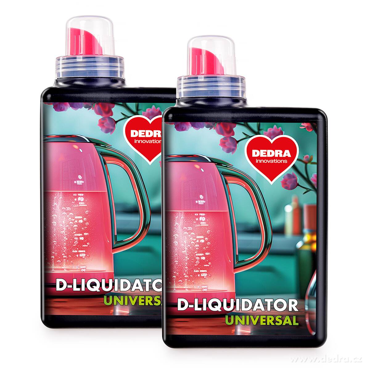 2× D-LIQUIDATOR | Odstraňovač vodního kamene do spotřebičů | ECO koncentrát | 2 × 500 ml