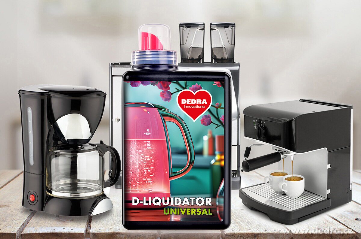 2× D-LIQUIDATOR | Odstraňovač vodního kamene do spotřebičů | ECO koncentrát | 2 × 500 ml