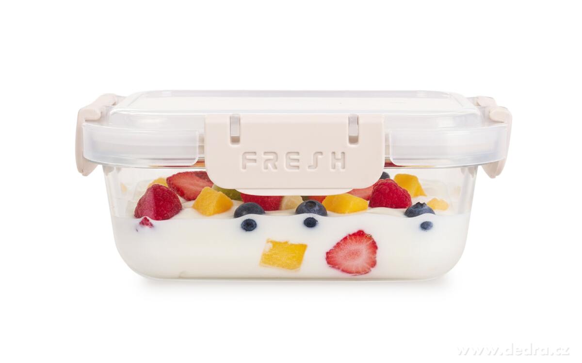 CVAK&CVAK | Skleněná dóza na jídlo 350 ml | béžová