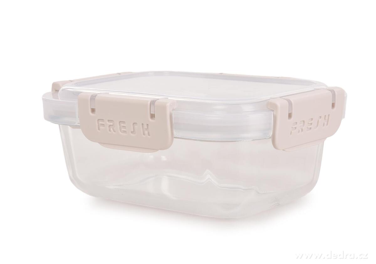 CVAK&CVAK | Skleněná dóza na jídlo 350 ml | béžová