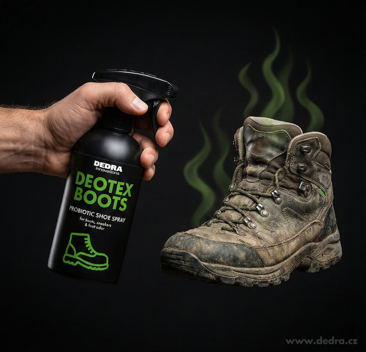 Probiotický sprej na obuv proti zápachu DEOTEX® BOOTS