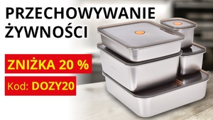 ZNIŻKA 20% na POJEMNIKI do przechowywania żywności ZNIŻKA 20% na POJEMNIKI do przechowywania żywności