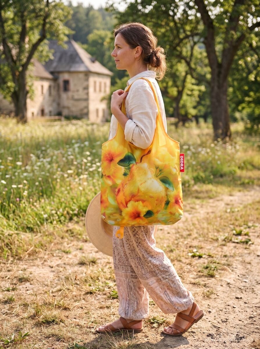 CITYBAG | kompaktní nákupní taška | skládací, pratelná & opakovaně použitelná | SAMETOVÁ HRUŠKA