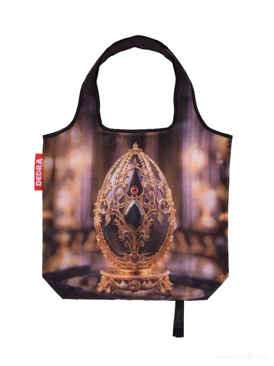 CITYBAG | DIGITÁLNÍ POTISK| kompaktní nákupní taška | skládací, pratelná & opakovaně použitelná | OBSIDIAN BLACK