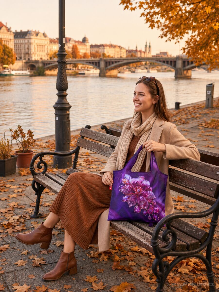 CITYBAG | kompaktní nákupní taška | skládací, pratelná & opakovaně použitelná | IMPERIAL VIOLET