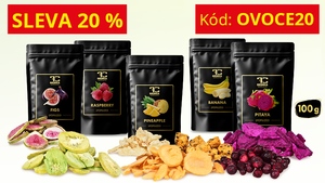 SLEVA 20 % na VYBRANÉ LYOFILIZOVANÉ OVOCE