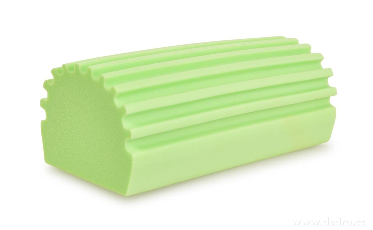 SPONGE POP | chytrá drážkovaná houbička | perfektně stírá & nevíří prach, extra savá | zelená