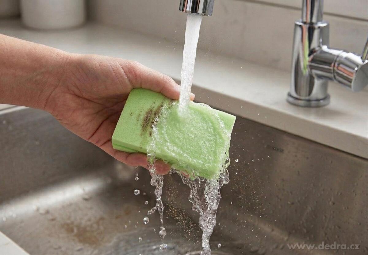 SPONGE POP | chytrá drážkovaná houbička | perfektně stírá & nevíří prach, extra savá | zelená