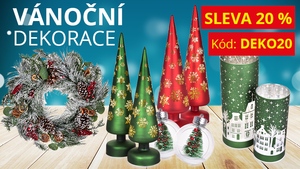 SLEVA 20 % NA VÁNOČNÍ DEKORACE SLEVA 20 % NA VÁNOČNÍ DEKORACE