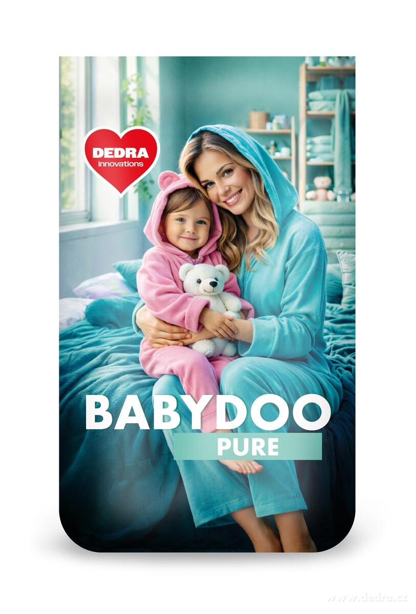 BABYDOO PURE | prací prášek na dětské prádlo & citlivou pokožku | 50 praní