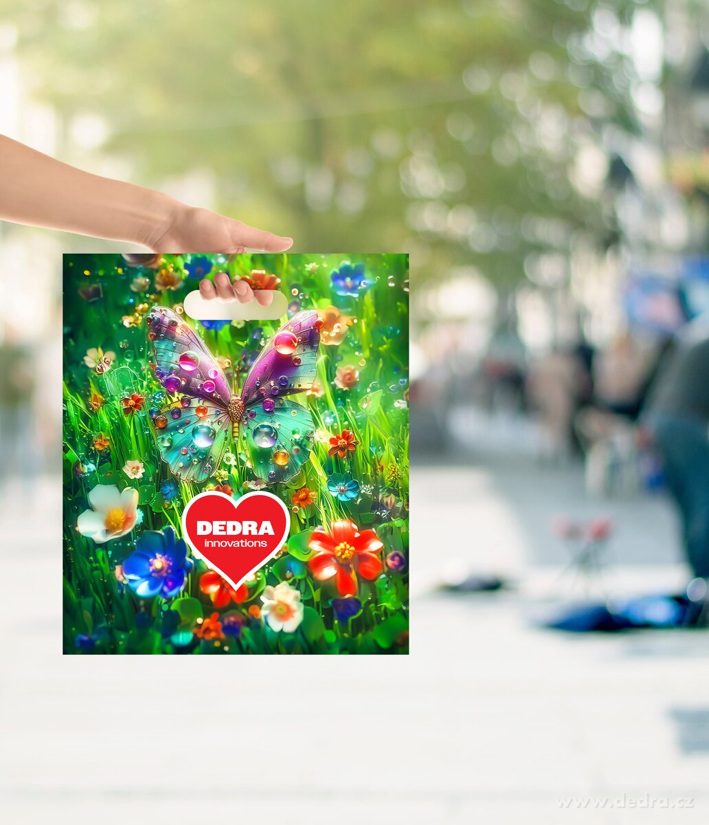 5 ks | Designová taška pro prodejce | 37 × 43 cm | MAGIC GARDEN