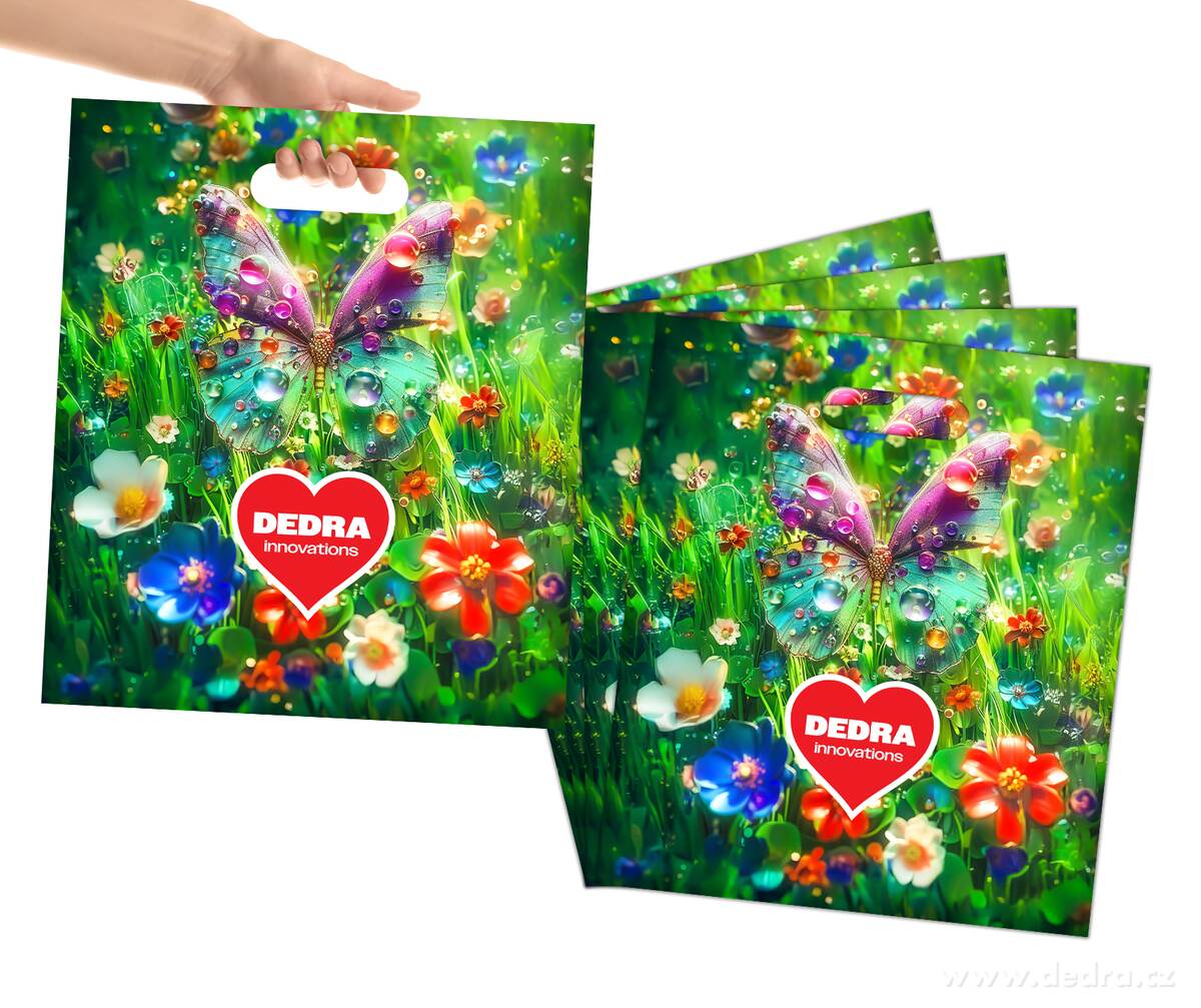 5 ks | Designová taška pro prodejce | 37 × 43 cm | MAGIC GARDEN