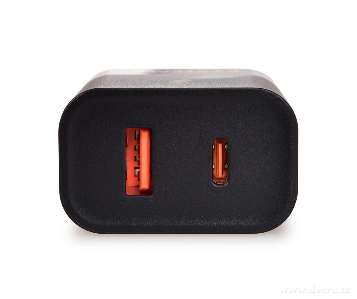 SYSTEMAT | Dvojitá rychlonabíječka USB-A + USB-C | 30 W