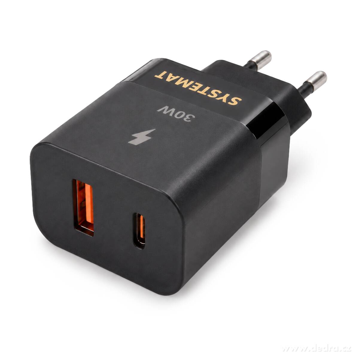 SYSTEMAT | Dvojitá rychlonabíječka USB-A + USB-C | 30 W