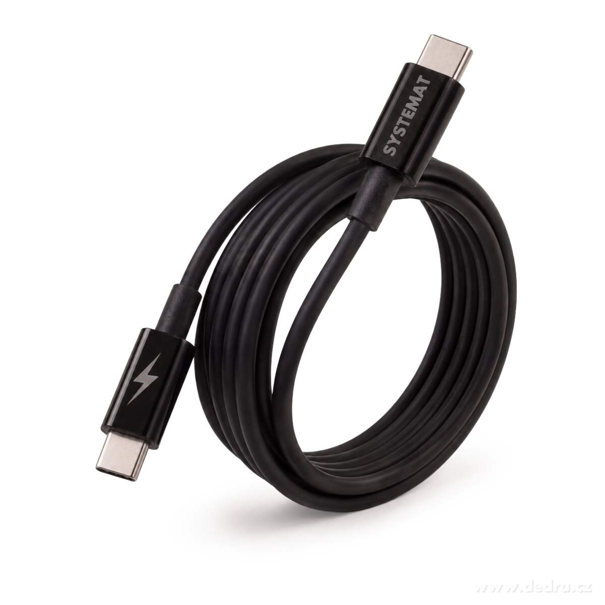 SYSTEMAT | Kvalitní rychlonabíjecí kabel | USB-C / USB-C | pro rychlé nabíjení i přenos dat | 1 m
