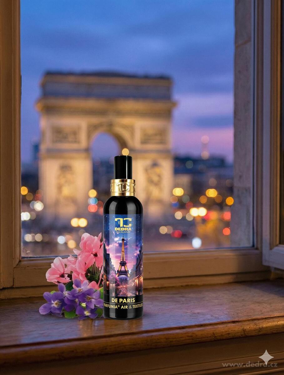 DE PARIS | Osvěžovač vzduchu & textilií | luxusní parfémový sprej | 200 ml