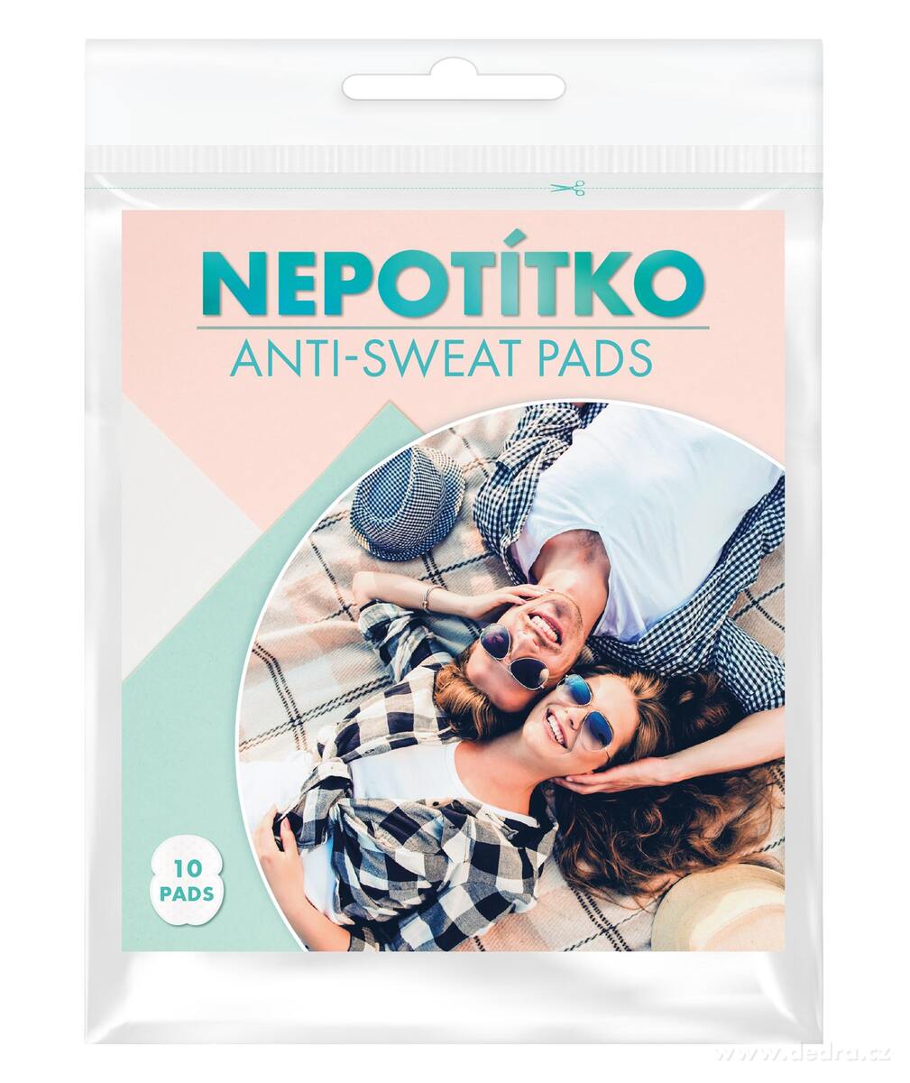 NEPOTÍTKO® | bavlněné podpažní vložky proti pocení | 10 ks