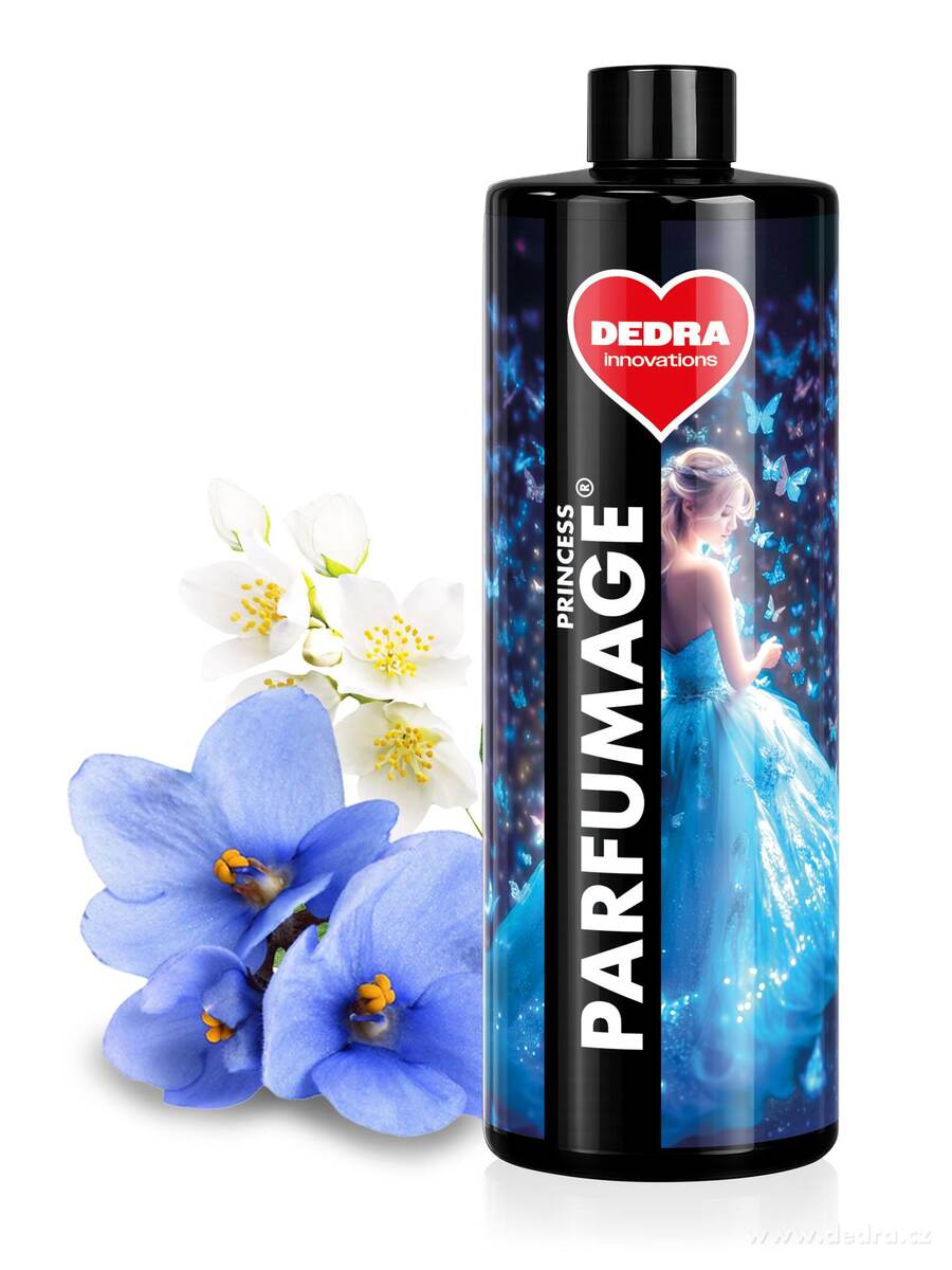 Rodinné balení PARFUMAGE | Parfém na praní | PRINCESS & LILA FASHION & ANGELIA | 500 ml × 3
