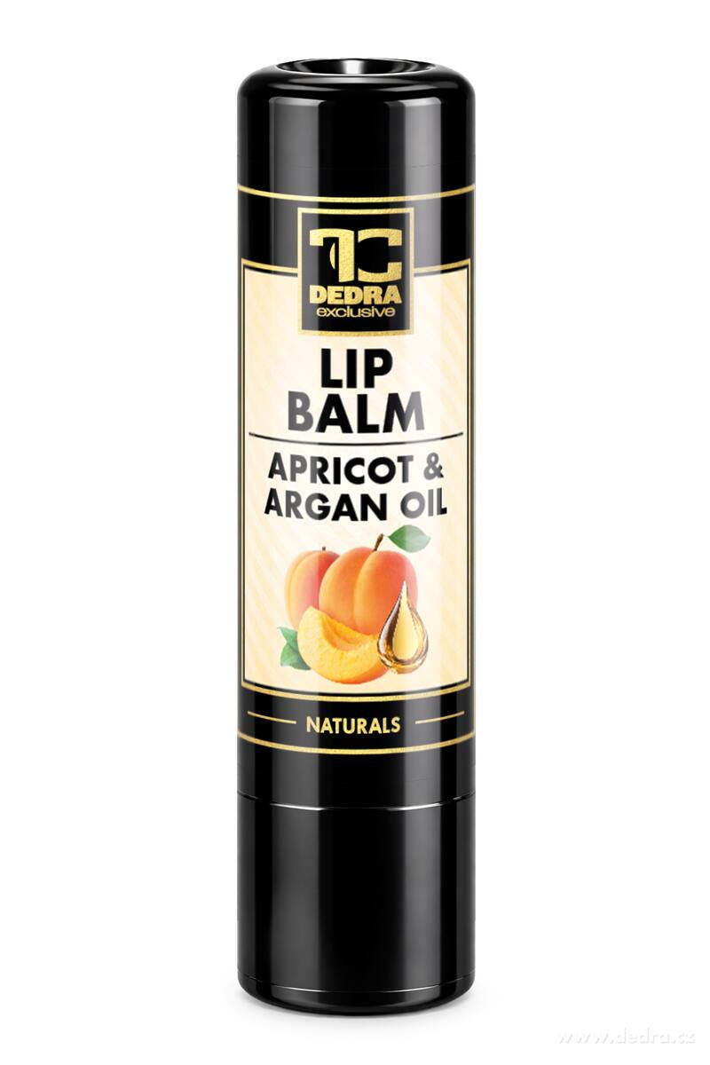 LIP BALM | balzám na rty s meruňkovým a arganovým olejem | přírodní péče rostlinných olejů | 4,2 g