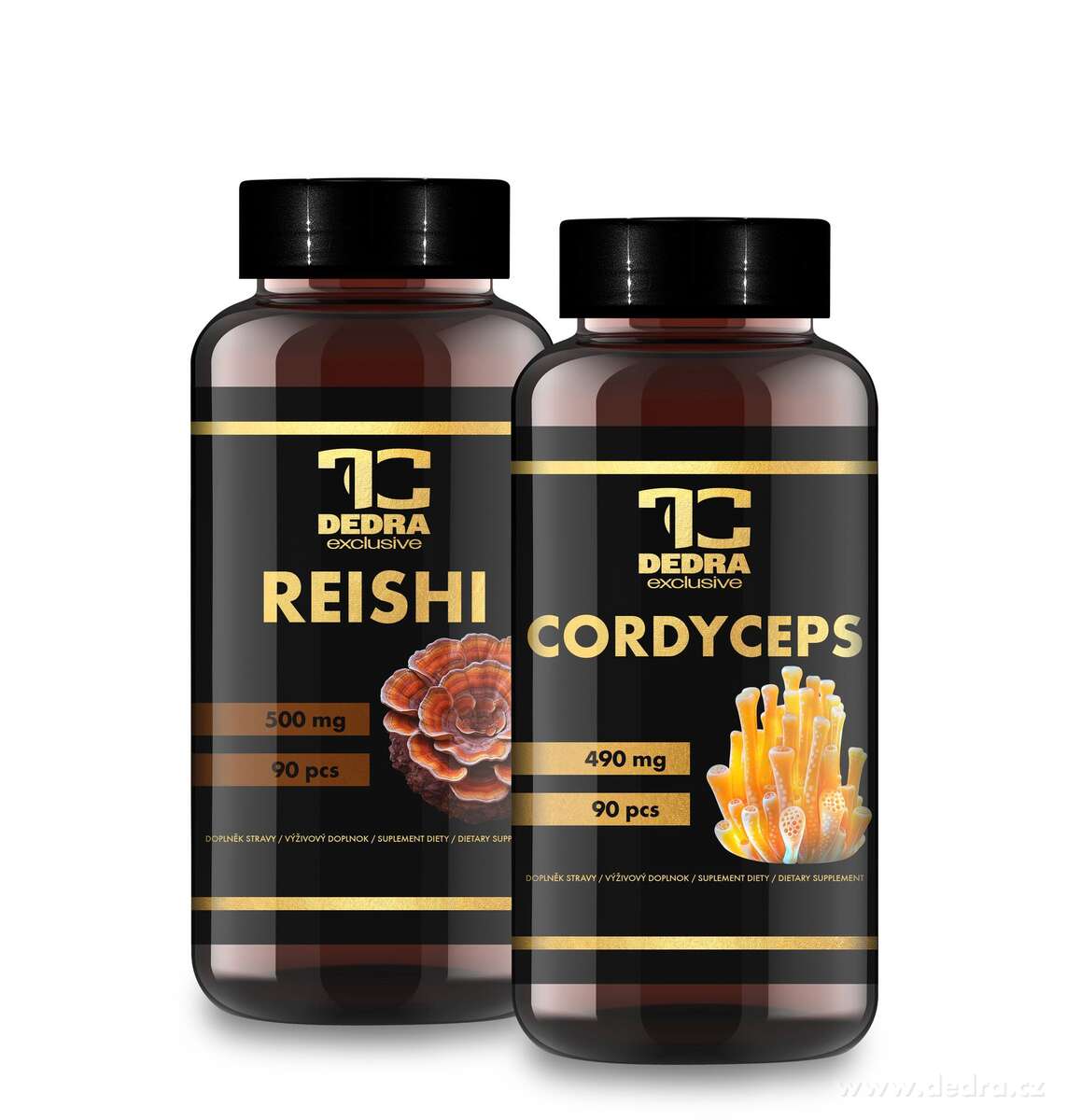 MUSHROOM DUO | vitální houby pro imunitu & vitalitu | reishi & cordyceps