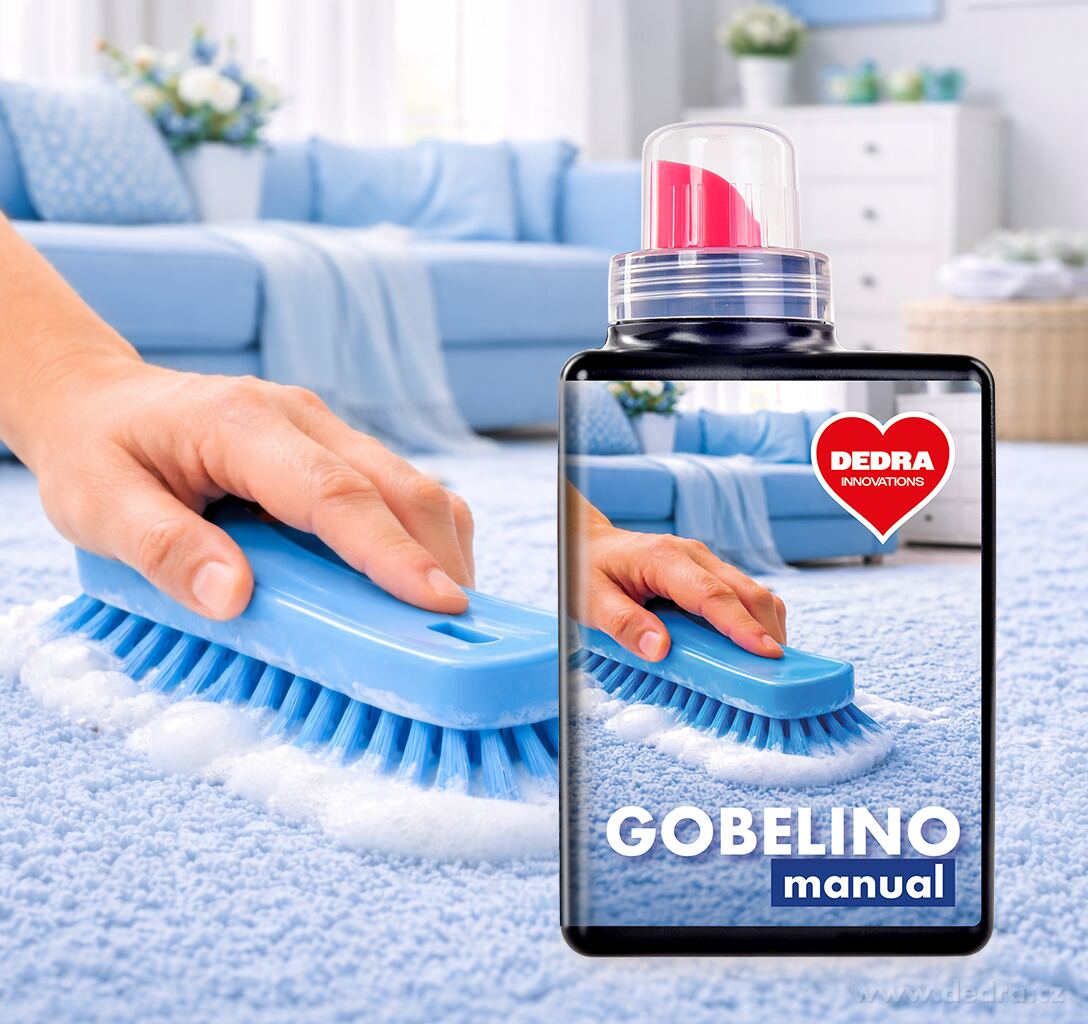 GOBELINO MANUAL | pěnivý šampon na ruční čištění koberců & čalounění | 500 ml