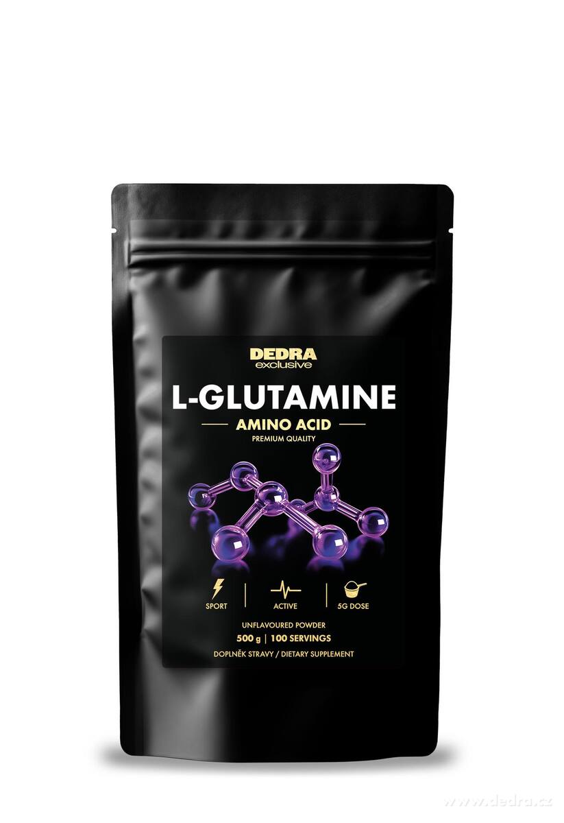 L-GLUTAMIN | prášek | aminokyseliny | doplněk stravy | 500 g