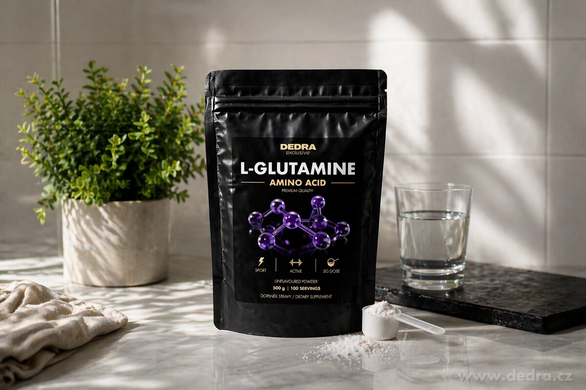 L-GLUTAMIN | prášek | aminokyseliny | doplněk stravy | 500 g